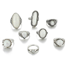 Load image into Gallery viewer, Gemstone Set 8-piece Ring
