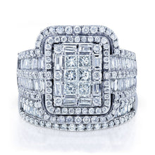 Load image into Gallery viewer, Luxury Exaggerated Women&#39;s Rhinestone Pair Ring
