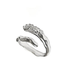 Load image into Gallery viewer, Serpentine Ring Set with Diamonds
