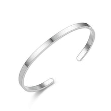 Load image into Gallery viewer, Stainless steel c-shaped bracelet
