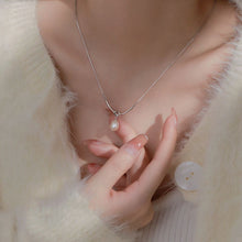 Load image into Gallery viewer, High-grade pearl sterling silver Necklace
