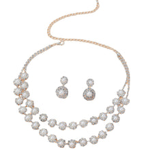 Load image into Gallery viewer, Luxury Double-row Zircon Pearl Necklace
