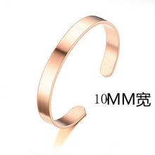Load image into Gallery viewer, Titanium steel adjustable C-shaped bracelet

