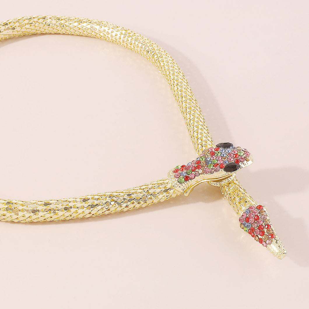 Colored Snake Necklace