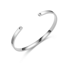 Load image into Gallery viewer, Stainless steel c-shaped bracelet
