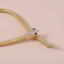 Load image into Gallery viewer, Zircon Snake Necklace

